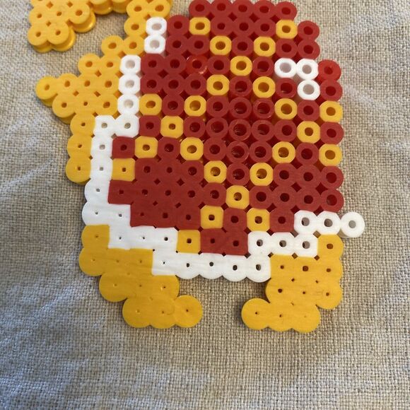 Koopa Troopa Sprite Pixel Art Perler Beads NES Red Retro Art Vintage Mario Bros. - Picture 4 of 9